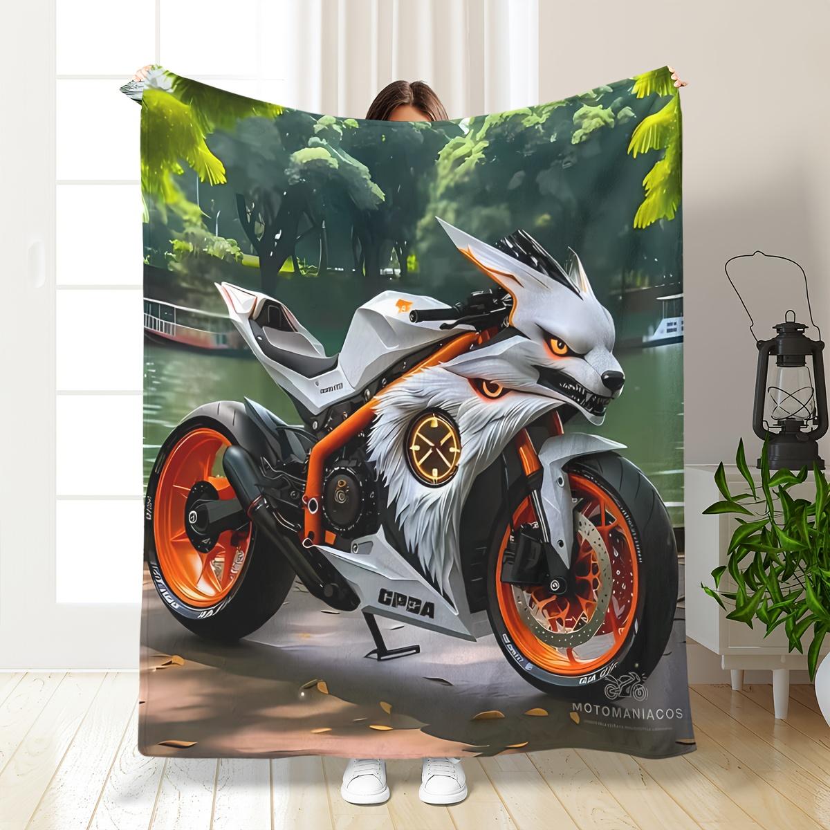 Motorcycle Fox and the Rider Flannel printed blanket suitable for all seasons suitable for living room office sofa and travel 75x100cm
Motorcycle Fox and the Rider Flannel printed blanket suitable for all seasons suitable for living room office sofa and travel 75x100cm