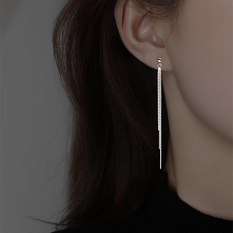 Fangxing Long Line Tassel Earrings for Women, with A Simple, Fashionable, Versatile and Super Fairy Cool Style
Fangxing Long Line Tassel Earrings for Women, with A Simple, Fashionable, Versatile and Super Fairy Cool Style