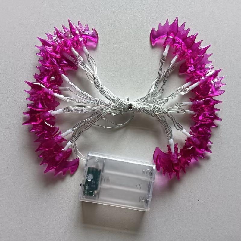 1PC Halloween Purple Bat String Lights 10/20LED Battery Powered Festive Lamp Terror Decoration Light For Party,Bar&Haunted House 1PC
1PC Halloween Purple Bat String Lights 10/20LED Battery Powered Festive Lamp Terror Decoration Light For Party,Bar&Haunted House 1PC