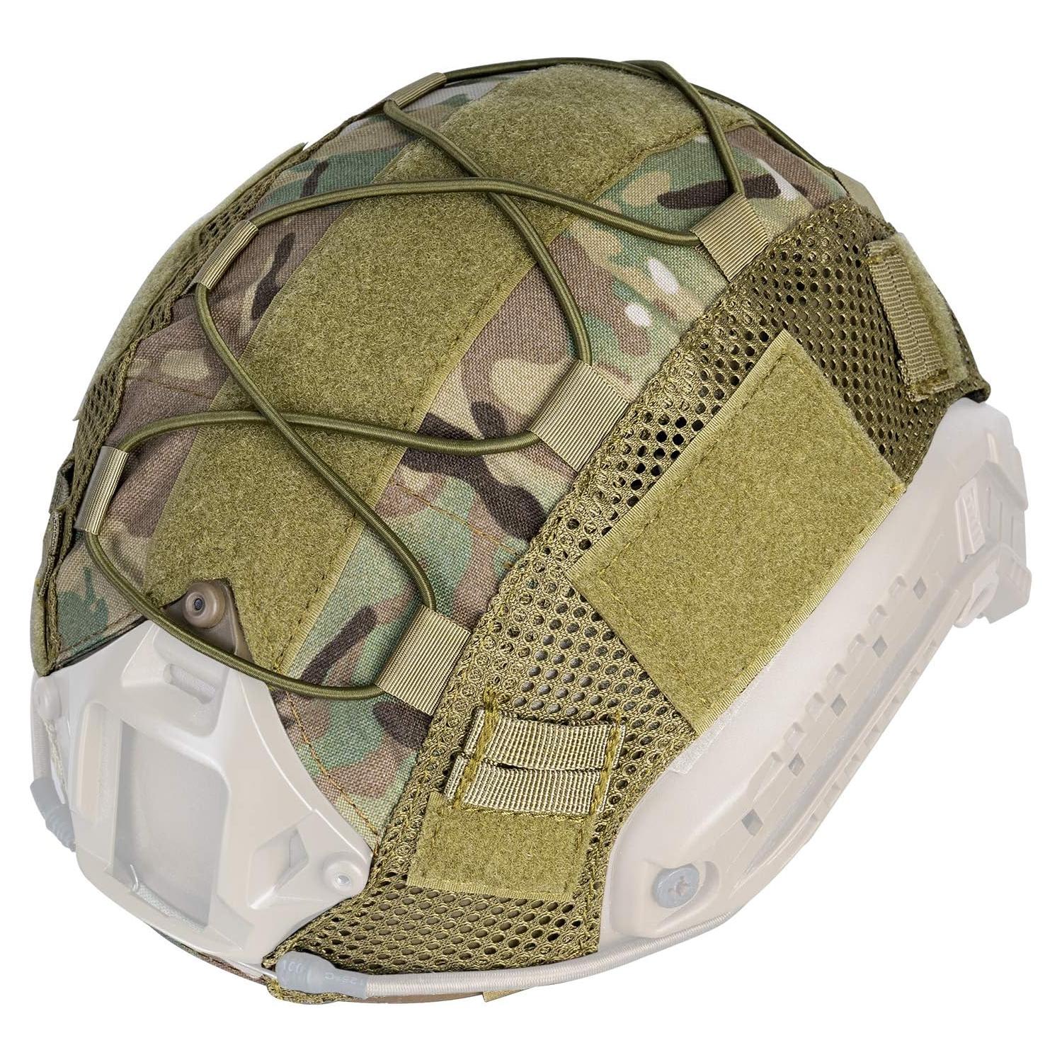 Tactical Helmet Cover for Fast Helmet Multi-Camo Helmet Cover Military Paintball Hunting Shooting Gear - Without Helmet
Tactical Helmet Cover for Fast Helmet Multi-Camo Helmet Cover Military Paintball Hunting Shooting Gear - Without Helmet