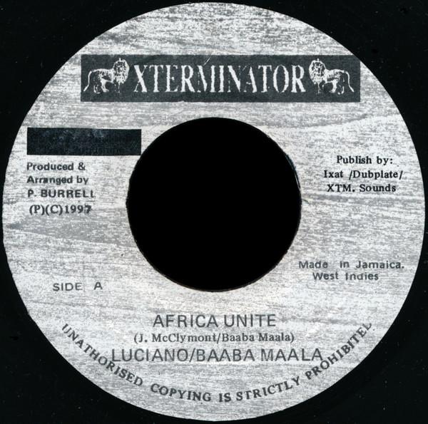 7inch Record LUCIANO / BAABA MAAL - Africa Unite NONE XTerminator 1997 Jamaica Reggae, Ska & Dub Used
7inch Record LUCIANO / BAABA MAAL - Africa Unite NONE XTerminator 1997 Jamaica Reggae, Ska & Dub Used