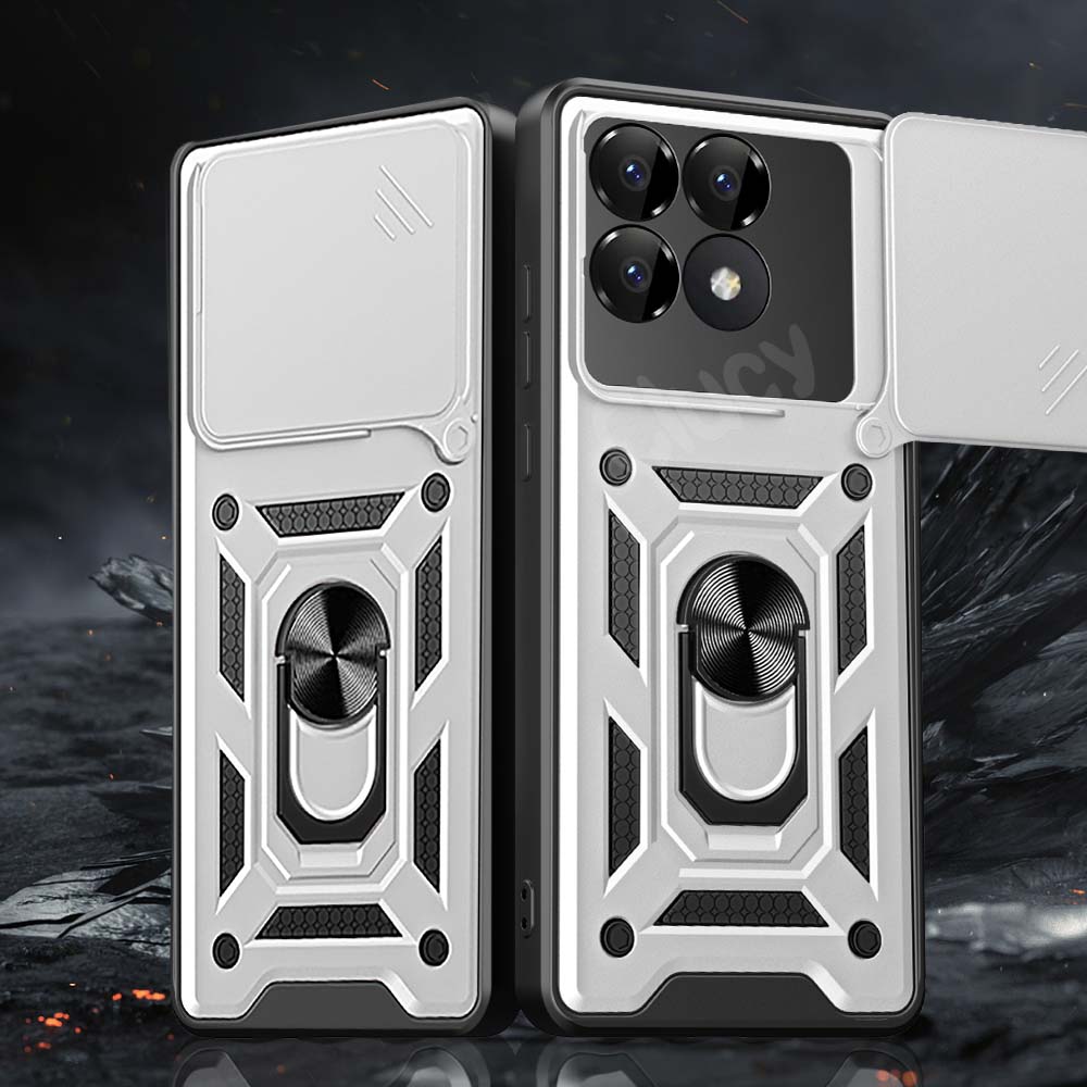 Shockproof Armor Case For Xiaomi Mi Poco F6 Pro 5G Car Holder Phone Cover For Mi Poco F6 5G Camera Lens Protection Fundas For Poco F6 Pro(5G) срібний
Shockproof Armor Case For Xiaomi Mi Poco F6 Pro 5G Car Holder Phone Cover For Mi Poco F6 5G Camera Lens Protection Fundas For Poco F6 Pro(5G) срібний
