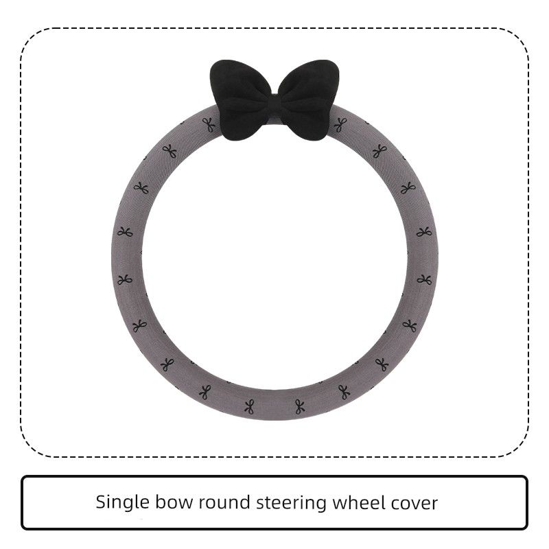 New Car Steering Wheel Cover, Suitable for All Seasons, High-End Style for Women, New Summer Model, Ultra-Thin, Sweat-Absorbent, Round, Cute Car Cover Bow Steering Wheel Cover Round Type
New Car Steering Wheel Cover, Suitable for All Seasons, High-End Style for Women, New Summer Model, Ultra-Thin, Sweat-Absorbent, Round, Cute Car Cover Bow Steering Wheel Cover Round Type