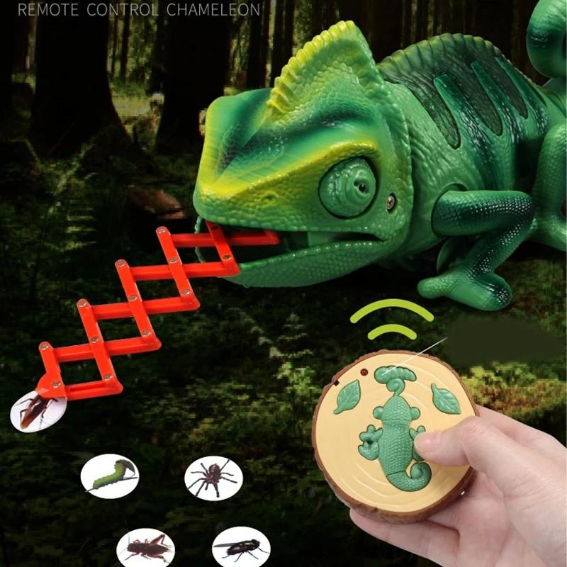 Child RC Animals Toys Chameleon Intelligent Lizard Hobbies Remote Animal Control Toy Electronic Model Reptile Toys Gift for Kids
Child RC Animals Toys Chameleon Intelligent Lizard Hobbies Remote Animal Control Toy Electronic Model Reptile Toys Gift for Kids