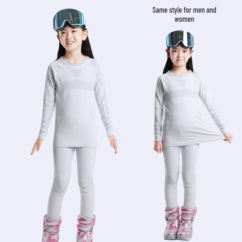 Phibee Kids Warm Elephant Ski Base Layer Set - Quick-Drying, Close-Fit Underwear for Boys & Girls 140 светло-серый
Phibee Kids Warm Elephant Ski Base Layer Set - Quick-Drying, Close-Fit Underwear for Boys & Girls 140 светло-серый