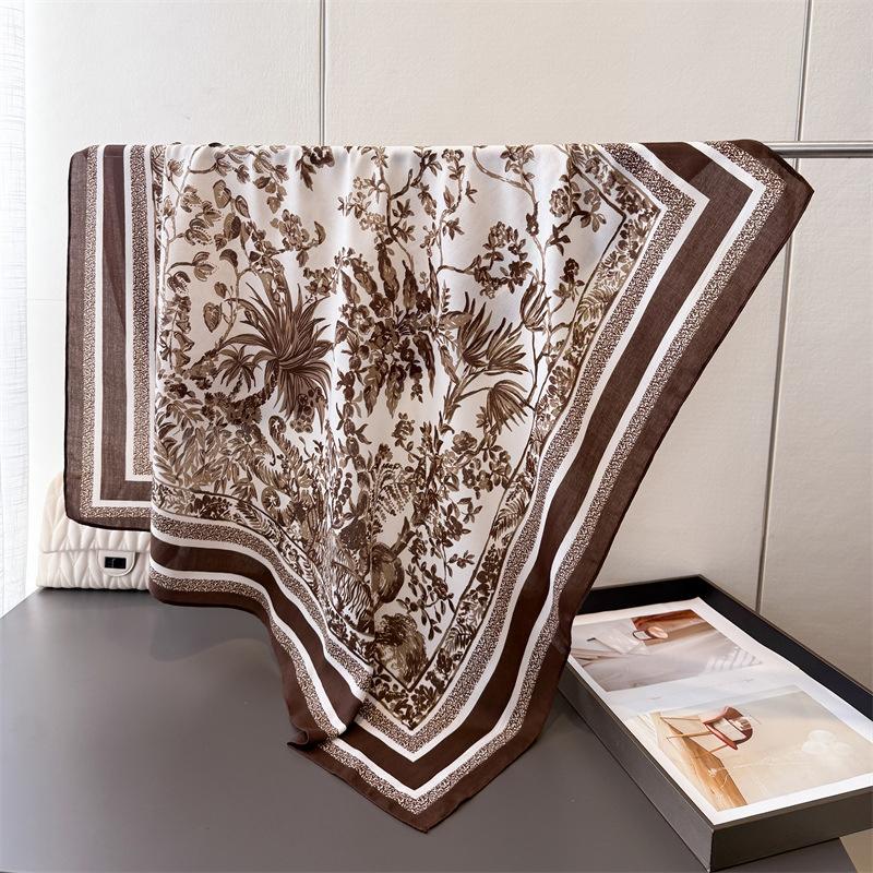 90Cm Square Cotton Linen Scarves Women Hijab Shawls Fashion Floral Print Kerchief Female Head Scarf Foulard Bandana Beach Pareo 90x90 cm
90Cm Square Cotton Linen Scarves Women Hijab Shawls Fashion Floral Print Kerchief Female Head Scarf Foulard Bandana Beach Pareo 90x90 cm