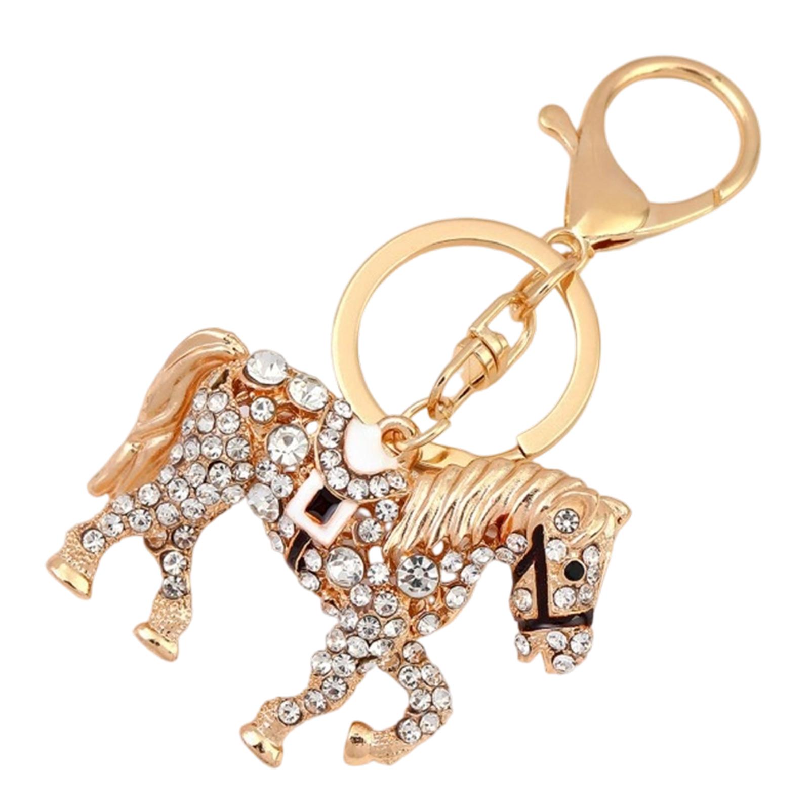 Fashionable Rhinestones Horse Keychain Accessory Embodying Chinese Zodiacal Symbol for Stylish Outfits
Fashionable Rhinestones Horse Keychain Accessory Embodying Chinese Zodiacal Symbol for Stylish Outfits