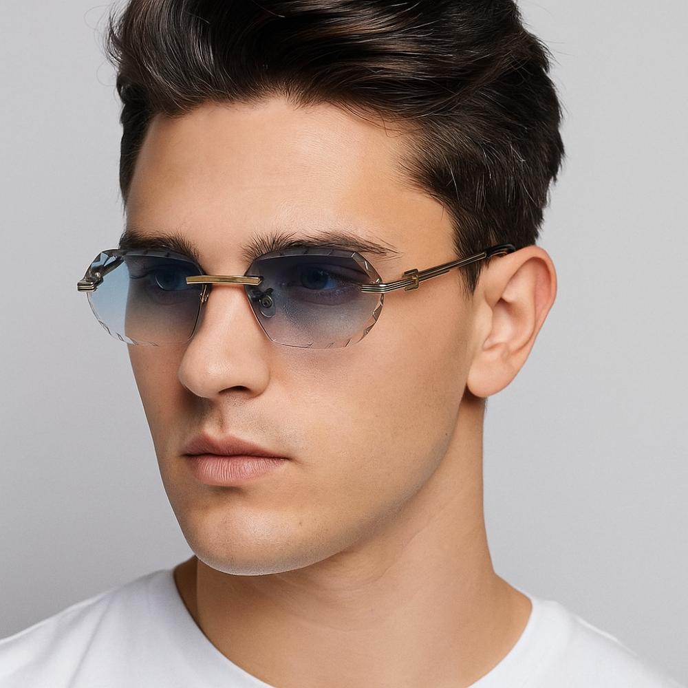 UV 400 Men Sunglasses Square Driving Eyewear Personality Rimless Sunglasses Female сірий
UV 400 Men Sunglasses Square Driving Eyewear Personality Rimless Sunglasses Female сірий