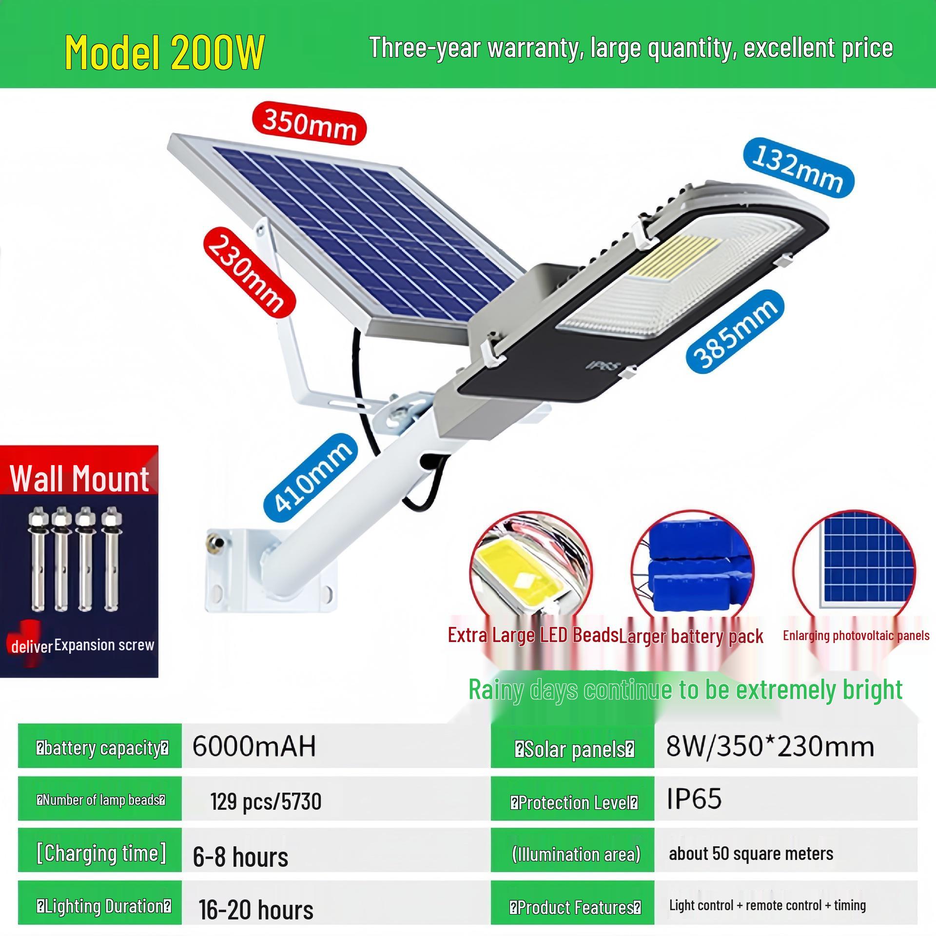 Сверхяркий водонепроницаемый светодиодный солнечный уличный и дворовый фонарь для наружного использования
Сверхяркий водонепроницаемый светодиодный солнечный уличный и дворовый фонарь для наружного использования
