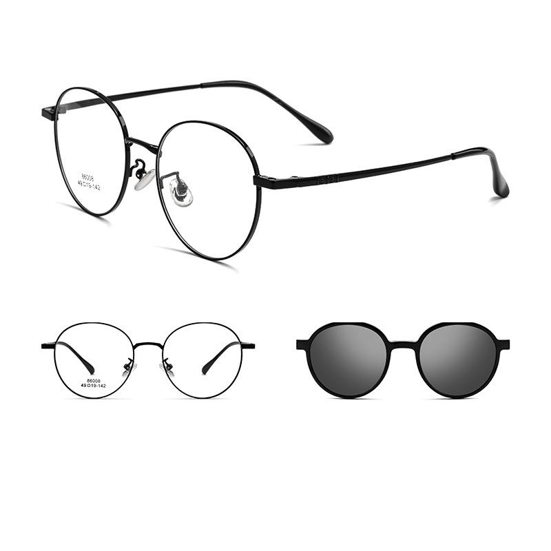 Women Polarized Clip On Sunglasses Fashion Round Titanium Alloy Optical Glasses Frame Female Sunshades Eyewear чорний
Women Polarized Clip On Sunglasses Fashion Round Titanium Alloy Optical Glasses Frame Female Sunshades Eyewear чорний