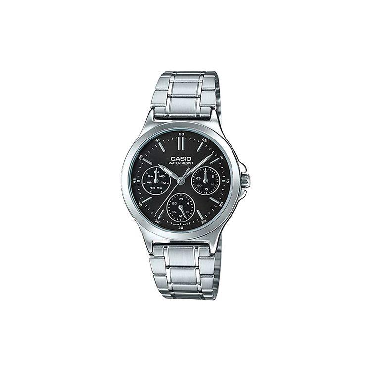 Casio Standard Series Business Casual Fashion Classic Three Eye Six Needle Roman Scale Waterproof Quartz Movement Stainless Steel Strap LTP-V300D-1A Black Dial
Casio Standard Series Business Casual Fashion Classic Three Eye Six Needle Roman Scale Waterproof Quartz Movement Stainless Steel Strap LTP-V300D-1A Black Dial