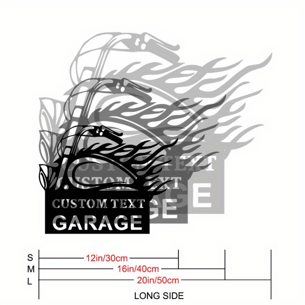 Personalizable Metal Wall Art Garage Decor Biker Gift Workshop Sign Custom Sculpture S
Personalizable Metal Wall Art Garage Decor Biker Gift Workshop Sign Custom Sculpture S