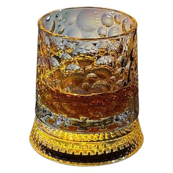Rotating Whiskey Glass 360 Degree Spinning Lead-Free Tumbler for Bourbon 260ml Swirl Whiskey Glass Unique Gift for Men F
Rotating Whiskey Glass 360 Degree Spinning Lead-Free Tumbler for Bourbon 260ml Swirl Whiskey Glass Unique Gift for Men F