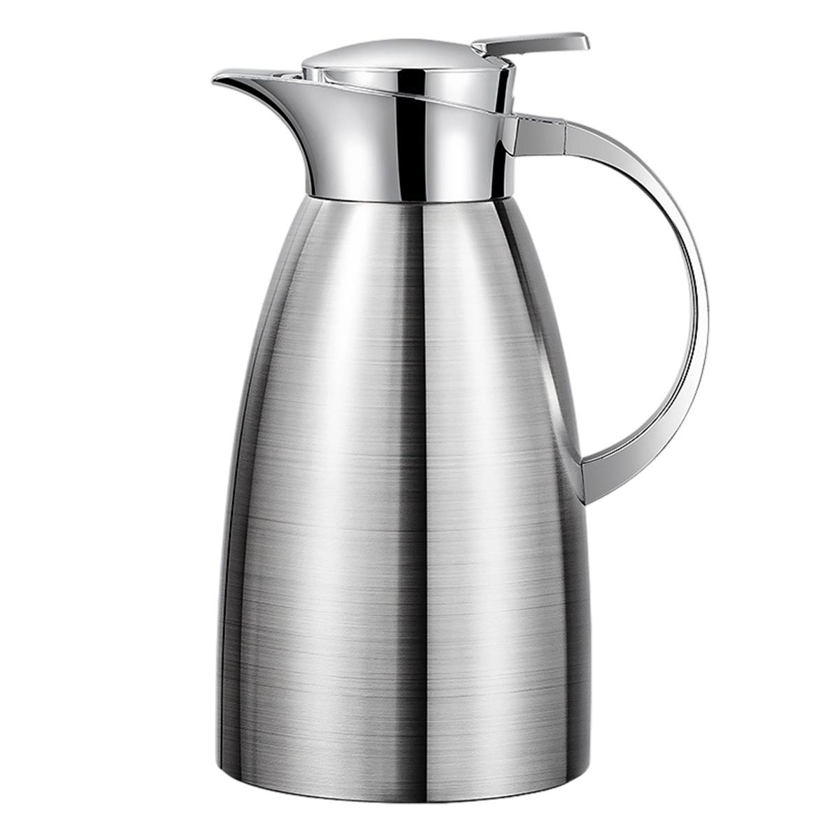 Leeseph 68oz Stainless Steel Thermal Carafe with Cleaning Brush- Double Walled Vacuum Insualted Thermos/Carafe with Lid - 2L
Leeseph 68oz Stainless Steel Thermal Carafe with Cleaning Brush- Double Walled Vacuum Insualted Thermos/Carafe with Lid - 2L