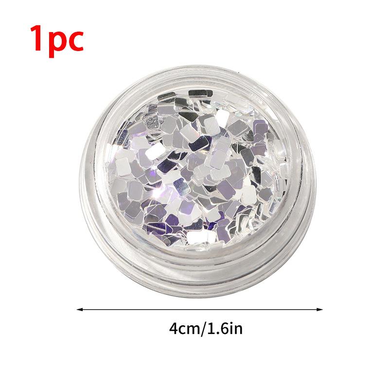 SN 1Jar Square Minimalist And Sparkling Light Wearing Armor Decoration Materials sequin Luxury Style Silver Nail Glitter Jewelry
SN 1Jar Square Minimalist And Sparkling Light Wearing Armor Decoration Materials sequin Luxury Style Silver Nail Glitter Jewelry