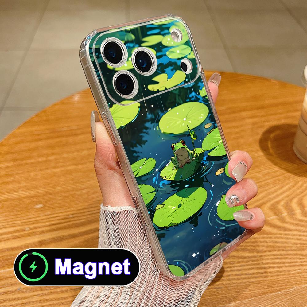 Kawaii Frog Phone Case for iPhone 17 16 15 14 13 12 11 Air Pro Max Plus Mini Soft TPU Clear Magsafe Cover iPhone 11 Pro Max
Kawaii Frog Phone Case for iPhone 17 16 15 14 13 12 11 Air Pro Max Plus Mini Soft TPU Clear Magsafe Cover iPhone 11 Pro Max