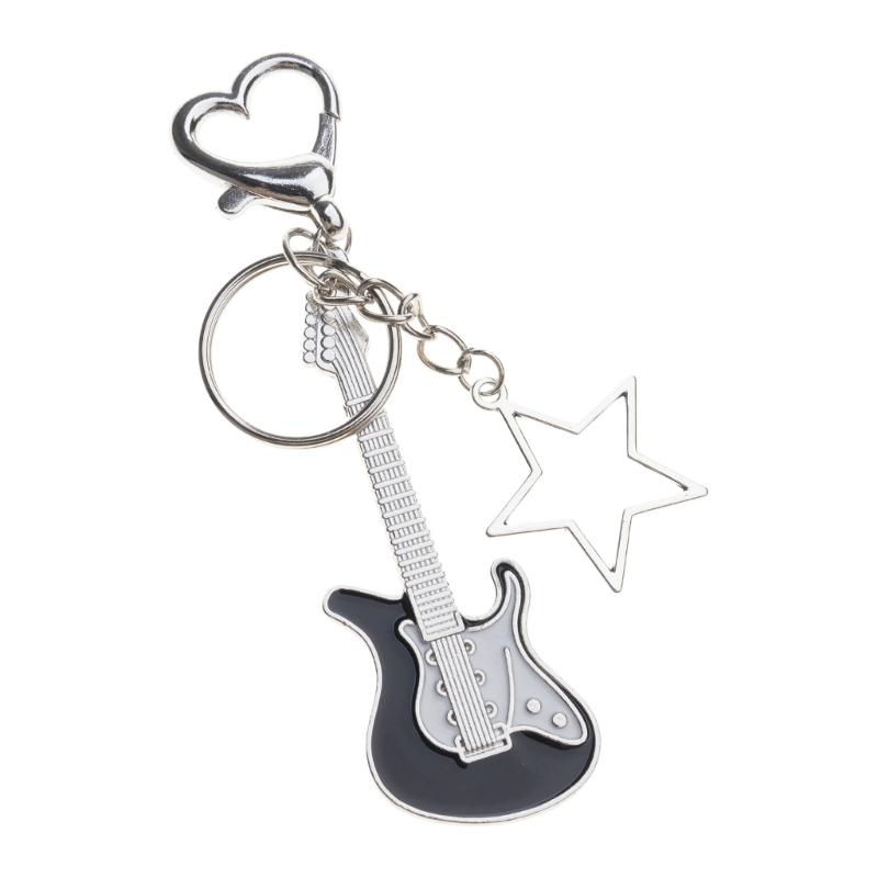 Retro Guitar Keychain Unique Aesthetic Bag Charm Accessories Rock Music Style Pendant Ornament Trendy Y2K Keyring чёрный
Retro Guitar Keychain Unique Aesthetic Bag Charm Accessories Rock Music Style Pendant Ornament Trendy Y2K Keyring чёрный