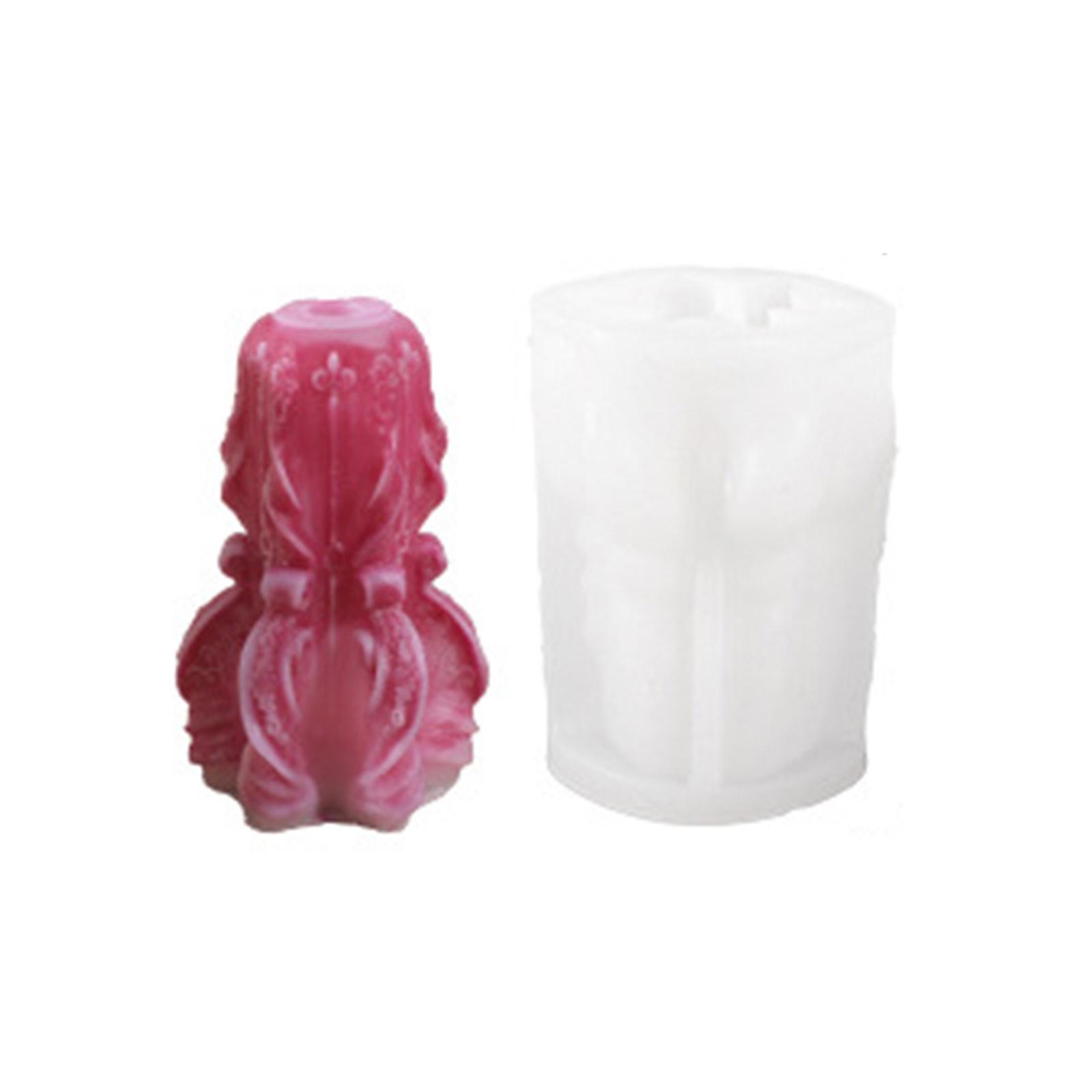 3D Цветочная Свеча Силиконовая Форма Антипригарная Легко Извлекается Для Сделай Сам Свеча Мыло Гипс Украшение Торт Помадка Шоколад 5