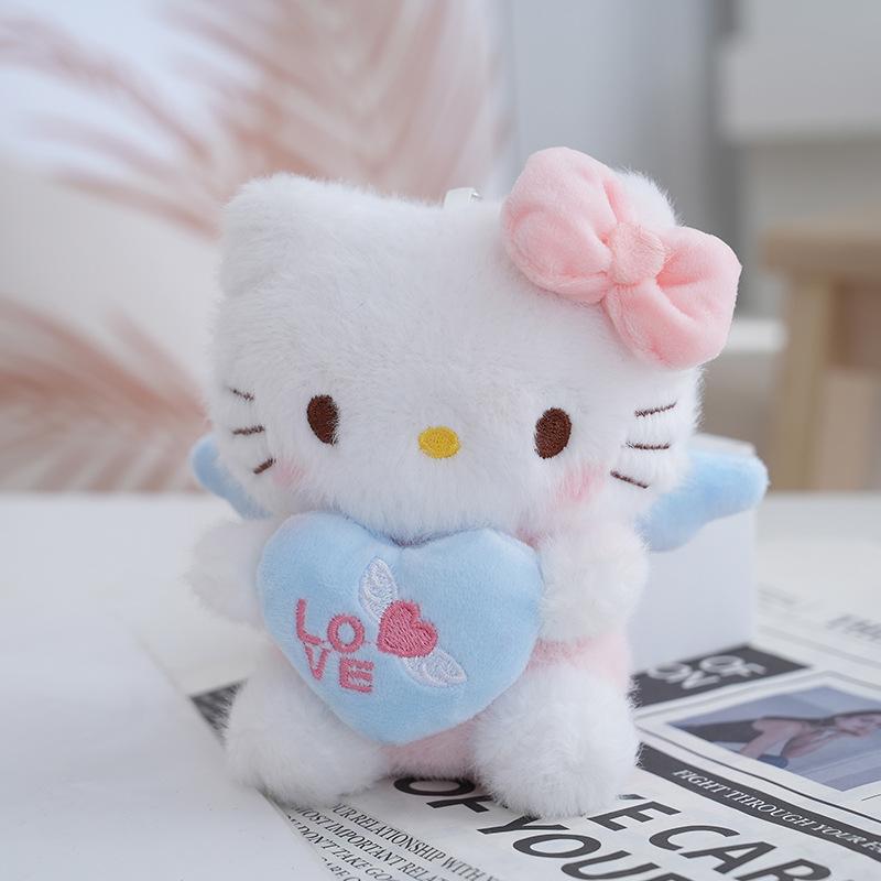 Cute Angel Love Heart Kt Cat Plush Doll Pendant Keychain Backpakck Hangings Decoration
Cute Angel Love Heart Kt Cat Plush Doll Pendant Keychain Backpakck Hangings Decoration