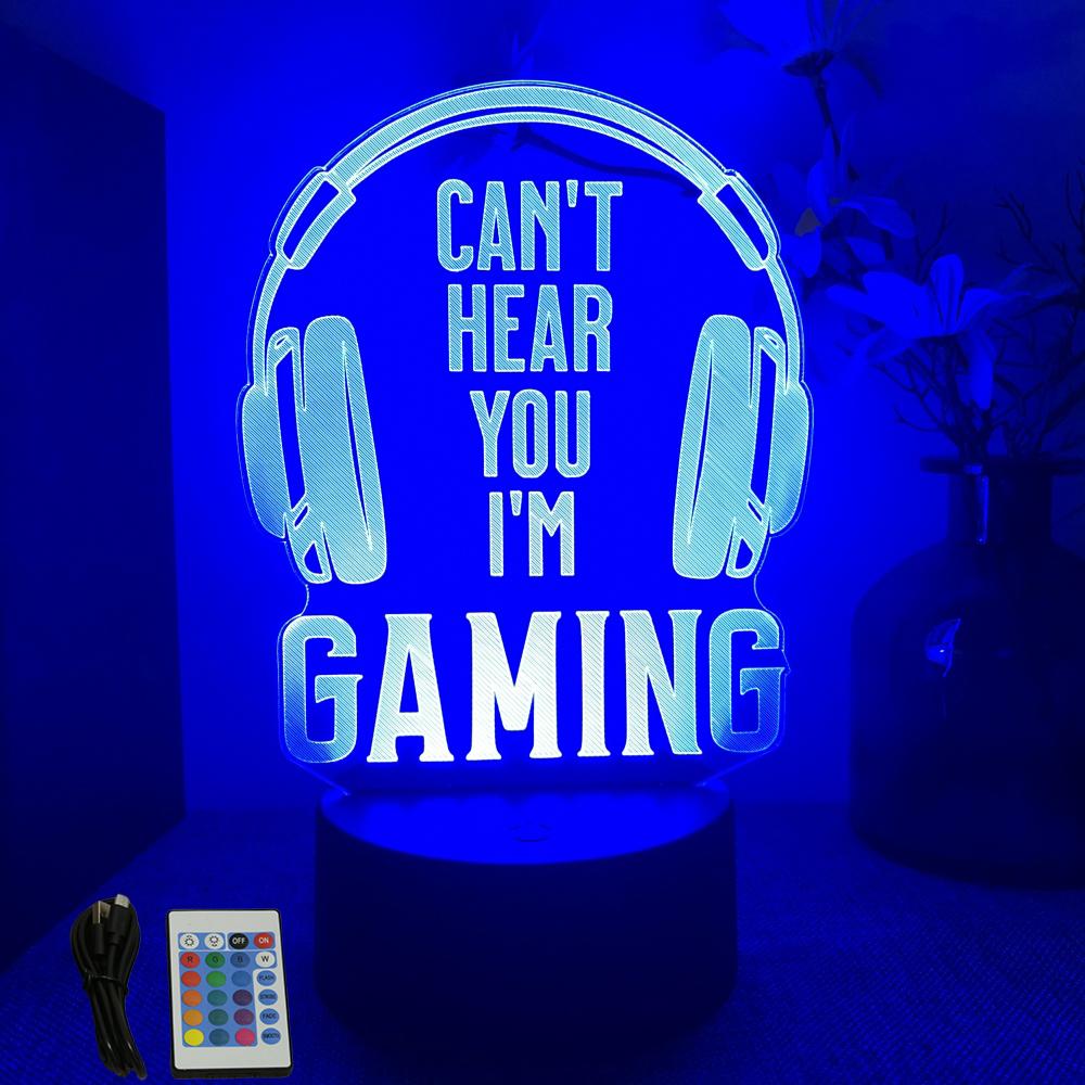 НЕОНОВА ГЕЙМЕРСЬКА 3D ЛАМПА Світлодіодний нічник Ігровий сетап RGB Дитячі лампи Декор геймерської кімнати Настільна лампа для спальні Персоналізовані подарунки
НЕОНОВА ГЕЙМЕРСЬКА 3D ЛАМПА Світлодіодний нічник Ігровий сетап RGB Дитячі лампи Декор геймерської кімнати Настільна лампа для спальні Персоналізовані подарунки