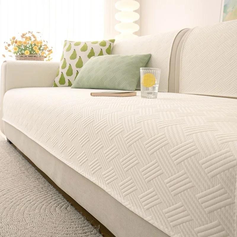 Ice Silk Sofa Seat Cover Nordic Style Summer Universal Sofa Slipcovers for Living Room Anti-slip Couch Mat Towel Decor Canapés 1pc 30x50 pillowcase
Ice Silk Sofa Seat Cover Nordic Style Summer Universal Sofa Slipcovers for Living Room Anti-slip Couch Mat Towel Decor Canapés 1pc 30x50 pillowcase