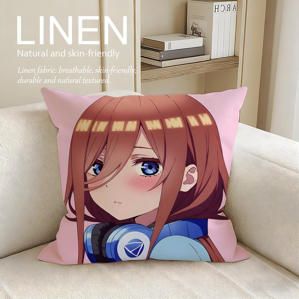 The Quintessential Quintuplets Cushion Cover Pillowcase Set Pcs x x Breathable Washable Sofa Cushion Cover 30X30cm
The Quintessential Quintuplets Cushion Cover Pillowcase Set Pcs x x Breathable Washable Sofa Cushion Cover 30X30cm