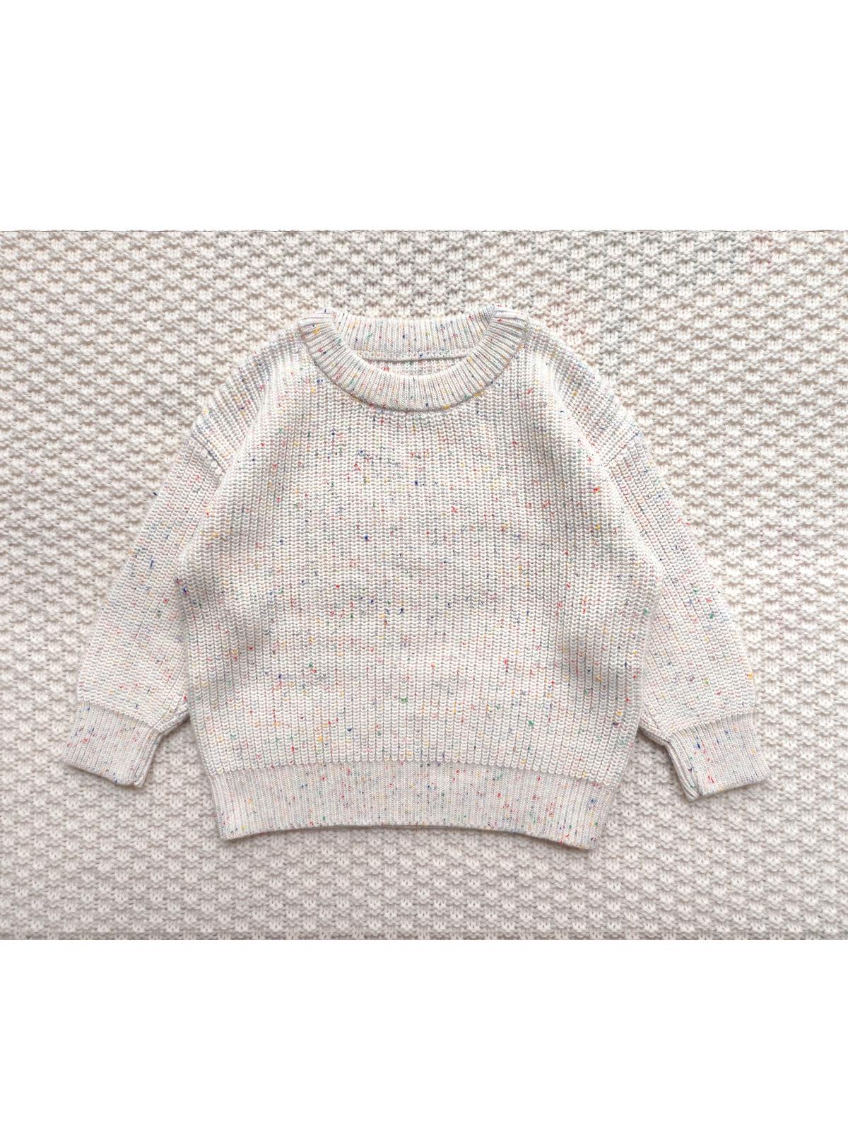 Детский вязаный свитер из хлопка в горошек - с длинными рукавами для малышей 90cm for 2-3Y
Детский вязаный свитер из хлопка в горошек - с длинными рукавами для малышей 90cm for 2-3Y