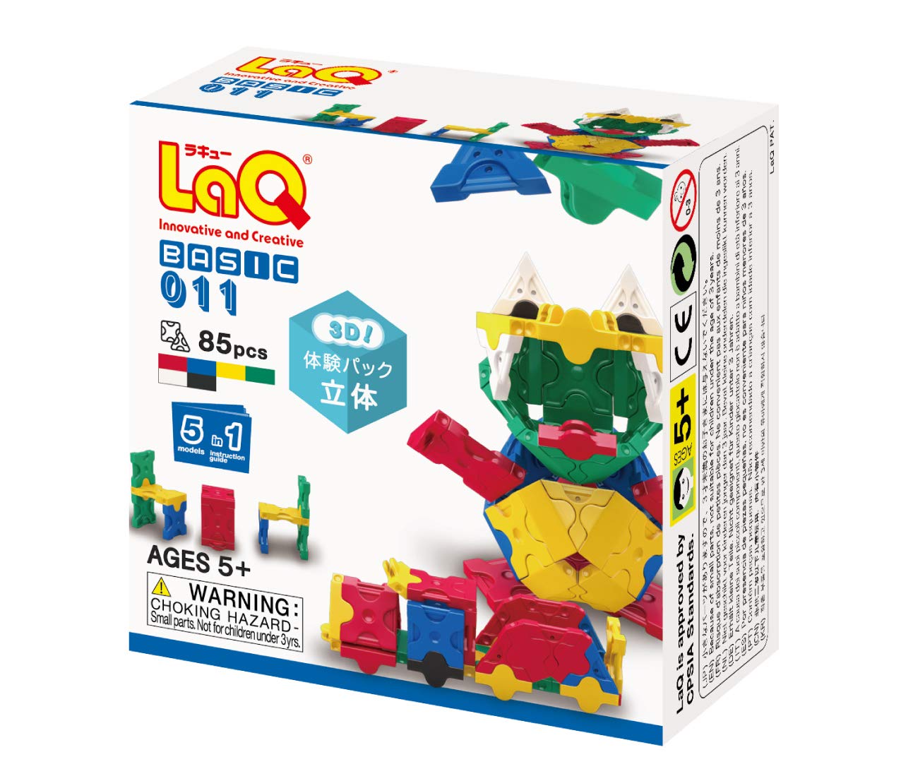 LaQ Basic Pack 3D 011/Experience (Basic 011)
LaQ Basic Pack 3D 011/Experience (Basic 011)