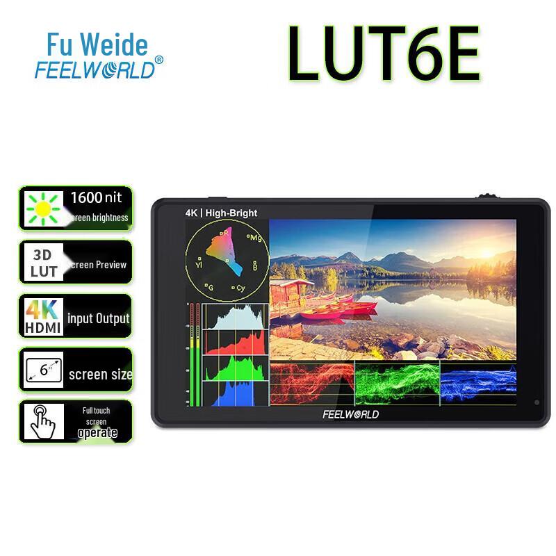 Fwide LUT6E 6-inch HDMI Camera Field Monitor
Fwide LUT6E 6-inch HDMI Camera Field Monitor