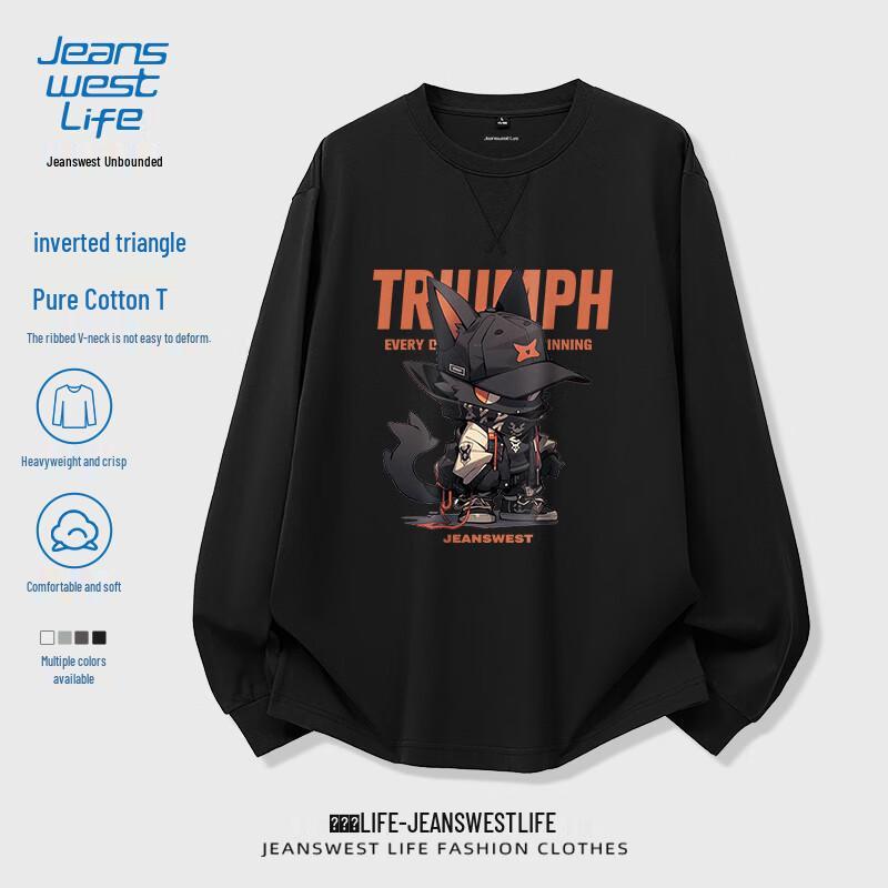 JEANSWEST LIFE Men s 2025 Autumn Cotton Long Sleeve T-Shirt XL
JEANSWEST LIFE Men s 2025 Autumn Cotton Long Sleeve T-Shirt XL