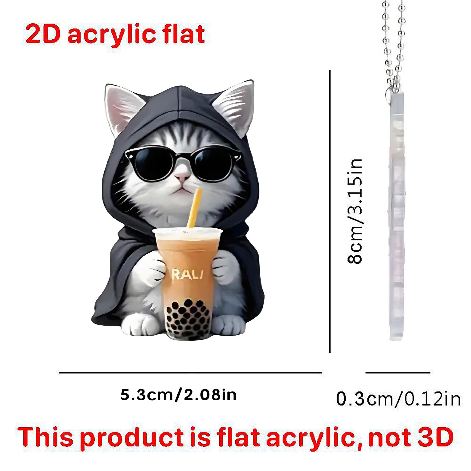 Автомобільне дзеркало заднього виду 2d Котячий підвісний кулон Прикраси у формі тварин Аксесуари для рюкзака Креативні прикраси Декоративний декор для автомобіля
Автомобільне дзеркало заднього виду 2d Котячий підвісний кулон Прикраси у формі тварин Аксесуари для рюкзака Креативні прикраси Декоративний декор для автомобіля