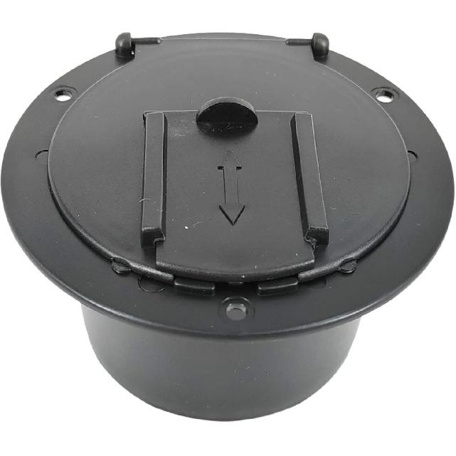 Electric Cable Hatch RV Accessories Professional Easy to Install 4 Inch Round Sturdy Power Cord Hatch Cover, Black чорний
Electric Cable Hatch RV Accessories Professional Easy to Install 4 Inch Round Sturdy Power Cord Hatch Cover, Black чорний