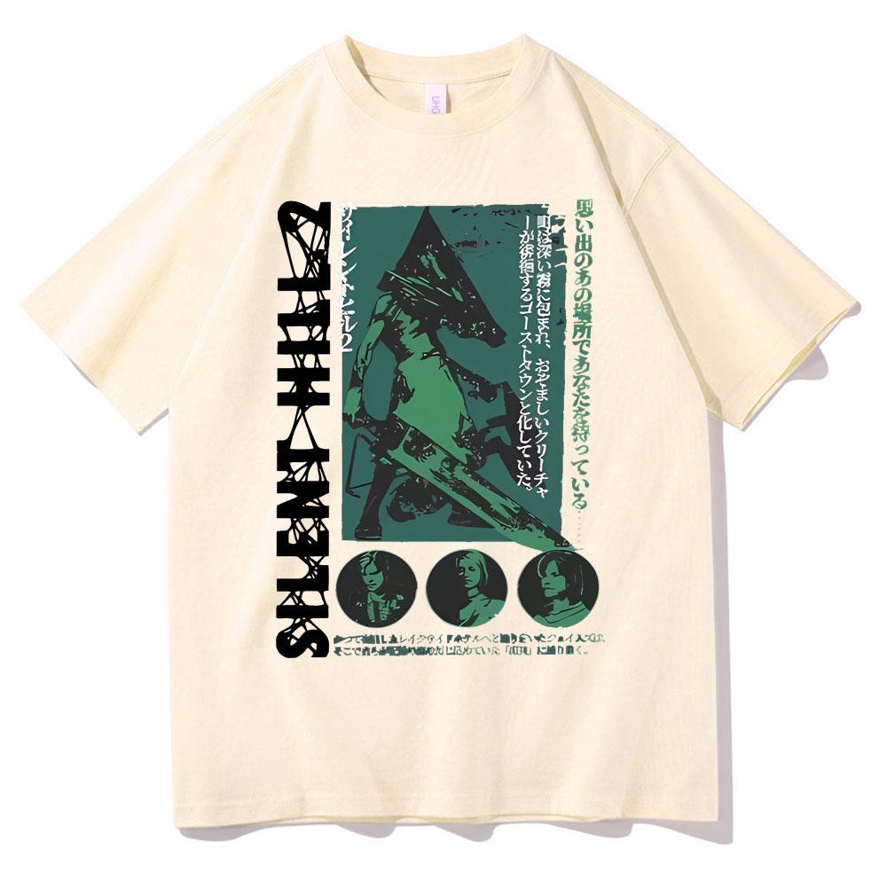 Horror Game Fun Silent Hill 2 Graphic T Shirts Male Rock Oversized Tees Men Women Vintage Casual Tshirt Men s Cotton T-shirts XXXL
Horror Game Fun Silent Hill 2 Graphic T Shirts Male Rock Oversized Tees Men Women Vintage Casual Tshirt Men s Cotton T-shirts XXXL