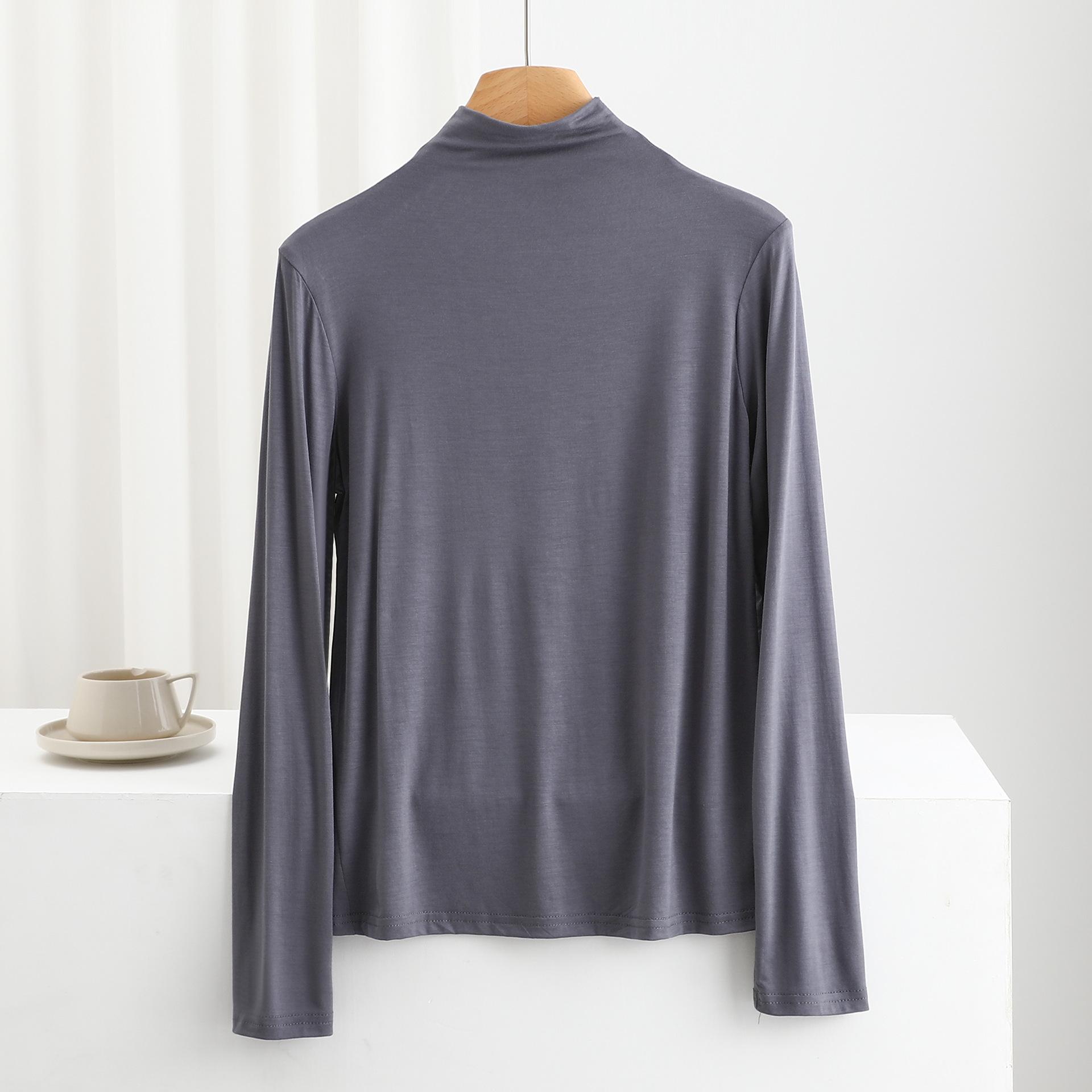 Женская осенне-зимняя футболка с высоким воротником, рубашка с длинными рукавами, повседневные футболки, однотонные тонкие базовые футболки, майка 2XL серый
Женская осенне-зимняя футболка с высоким воротником, рубашка с длинными рукавами, повседневные футболки, однотонные тонкие базовые футболки, майка 2XL серый
