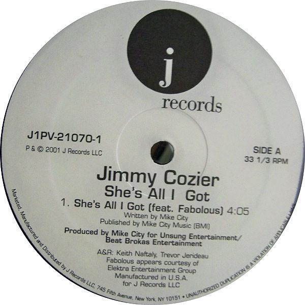 12inch Record JIMMY COZIER - She s All I Got J1PV210701 J Records 2001 US Rap & Hip-Hop/R&B Used
12inch Record JIMMY COZIER - She s All I Got J1PV210701 J Records 2001 US Rap & Hip-Hop/R&B Used
