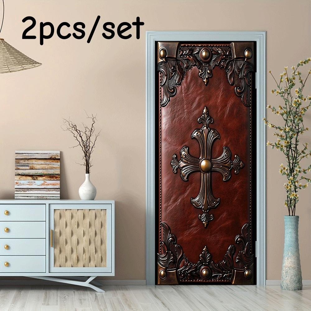 2pcs retro European carved leather texture wall stickers, living room entrance background wall decoration stickers, self-adhesiv (as the picture,38.5x200cmx2)
2pcs retro European carved leather texture wall stickers, living room entrance background wall decoration stickers, self-adhesiv (as the picture,38.5x200cmx2)