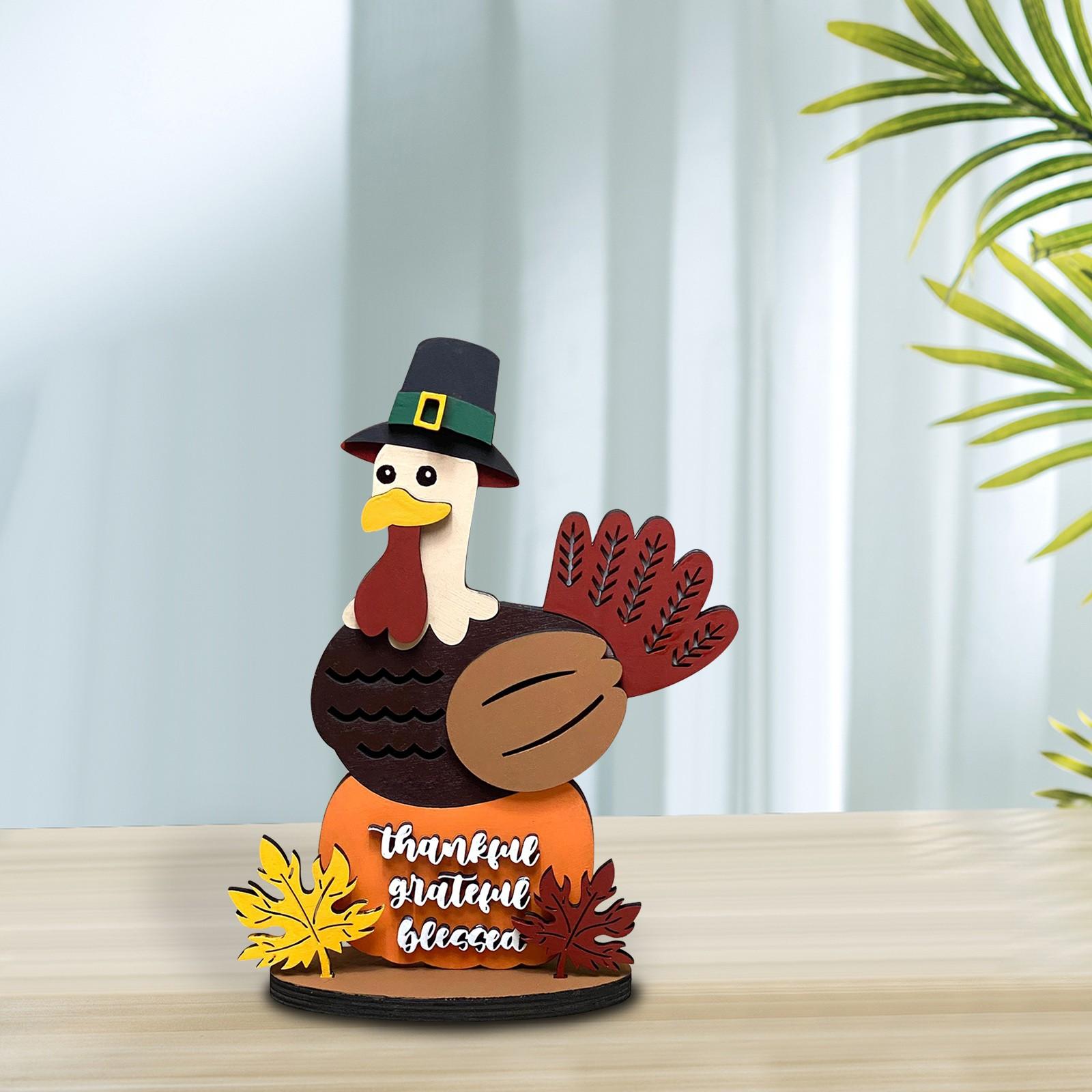 Thanksgiving Wooden Turkey Decor Tabletop Blessing Ornament Cozy Fall Home Decoration One Size красный
Thanksgiving Wooden Turkey Decor Tabletop Blessing Ornament Cozy Fall Home Decoration One Size красный