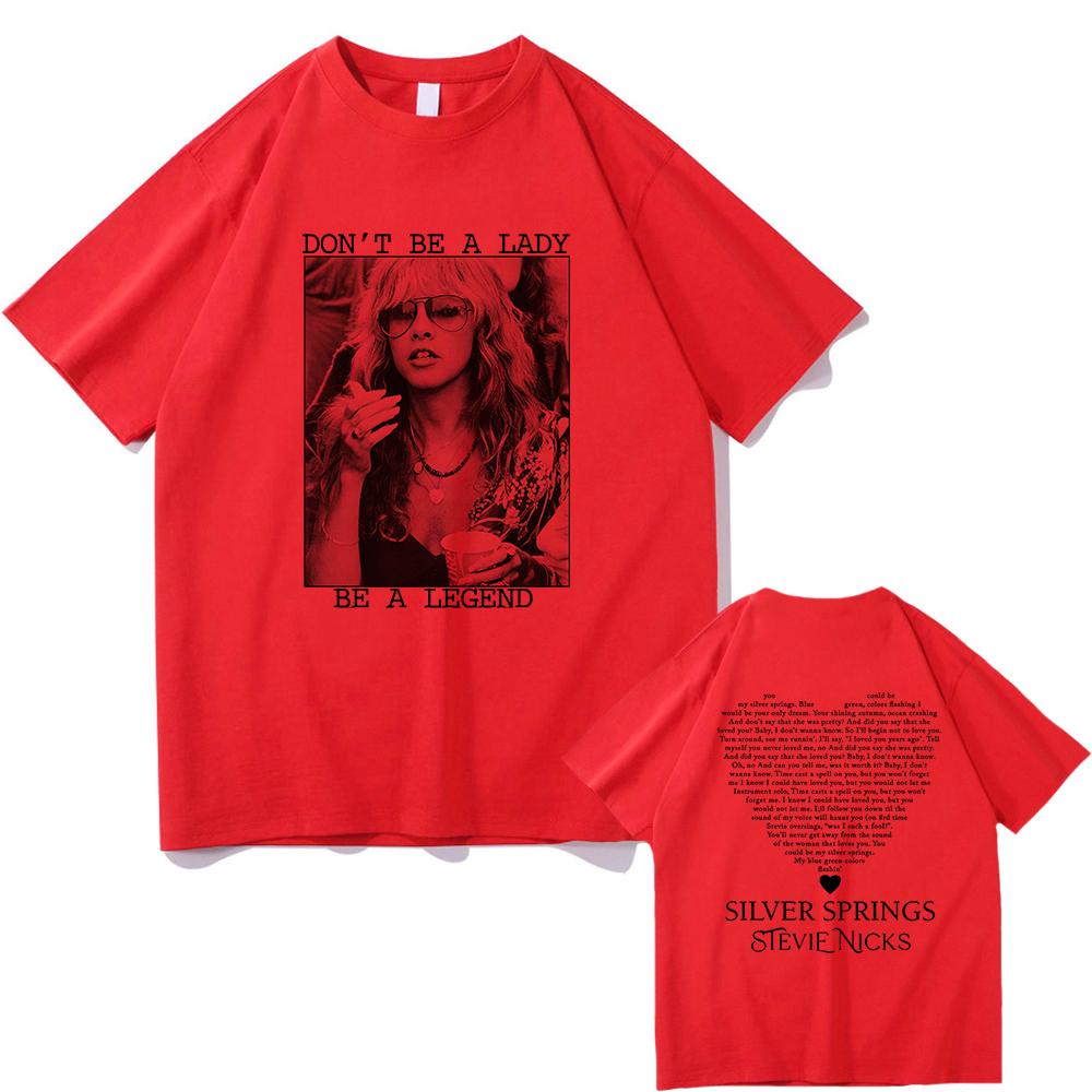 Dont Be A Lady Be A Legend Stevie Nicks Tshirt Retro Unisex Clothing Harajuku Summer Tops Vintage Unisex Cotton Graphic T Shirts S
Dont Be A Lady Be A Legend Stevie Nicks Tshirt Retro Unisex Clothing Harajuku Summer Tops Vintage Unisex Cotton Graphic T Shirts S
