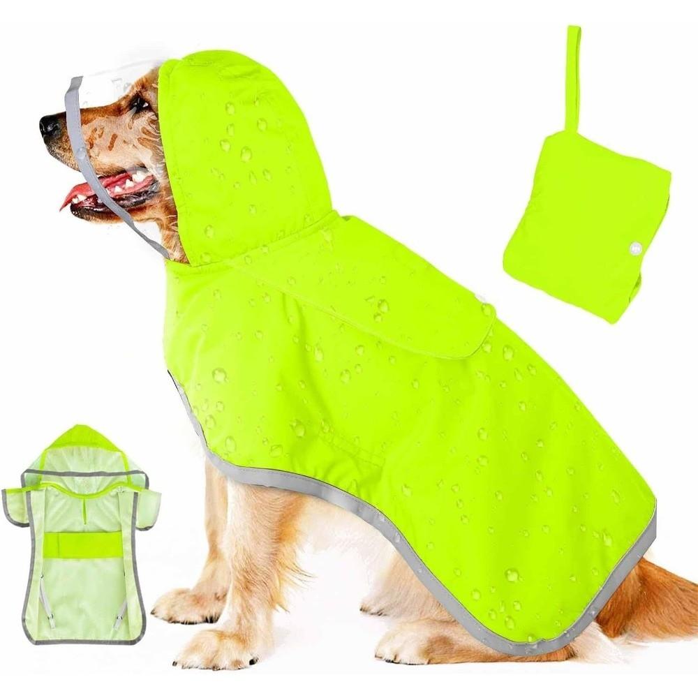 High Visibility Dog Rain Cloak Waterproof Pet Fluorescent Clothes Dog Hooded Raincoat Bulldog XS Back 10.1in зелений
High Visibility Dog Rain Cloak Waterproof Pet Fluorescent Clothes Dog Hooded Raincoat Bulldog XS Back 10.1in зелений