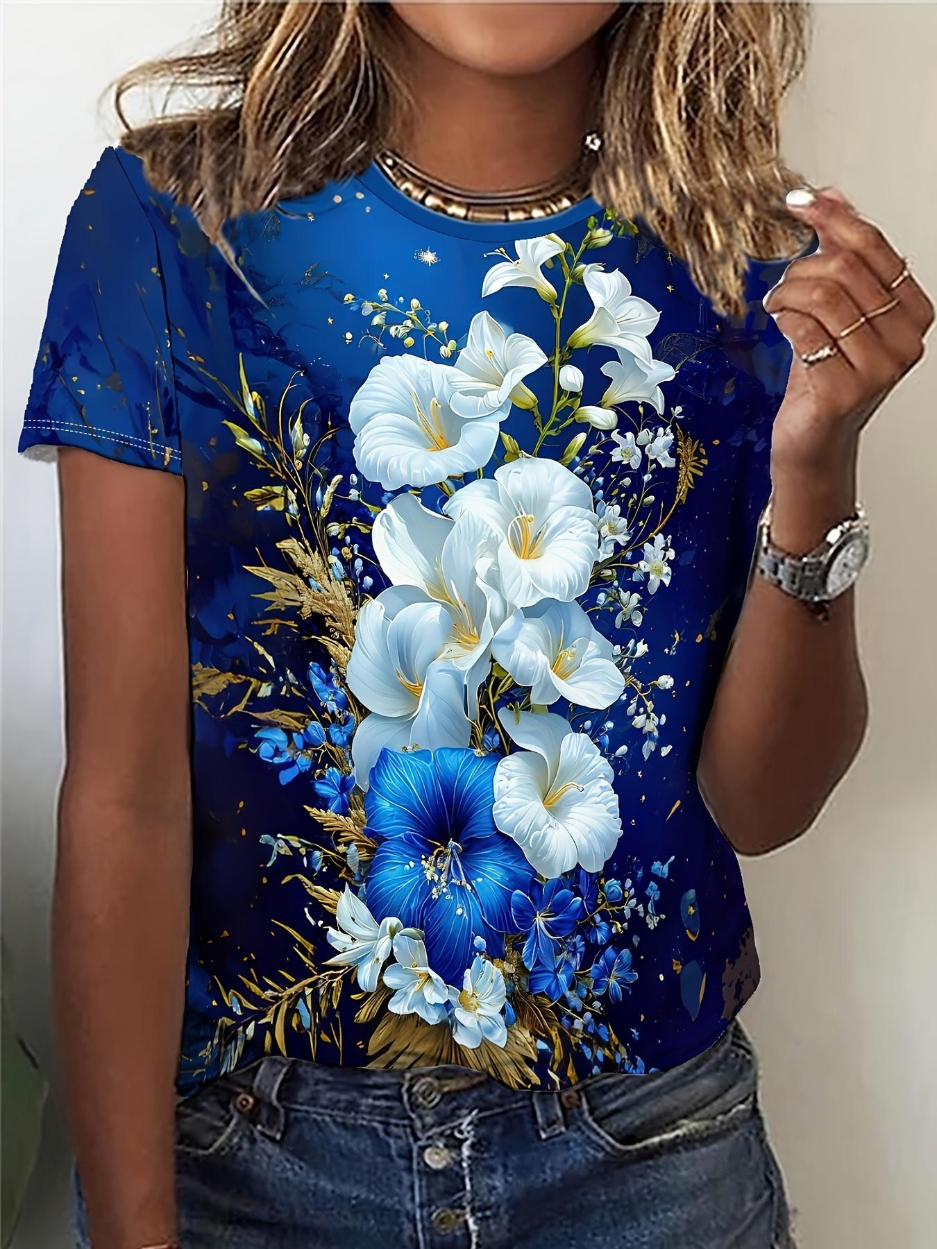 Women s T-shirt Summer Casual Round Neck Short Sleeve 3D Print Floral Pattern Top Loose Casual Wear Ladies T-shirt 6XL
Women s T-shirt Summer Casual Round Neck Short Sleeve 3D Print Floral Pattern Top Loose Casual Wear Ladies T-shirt 6XL