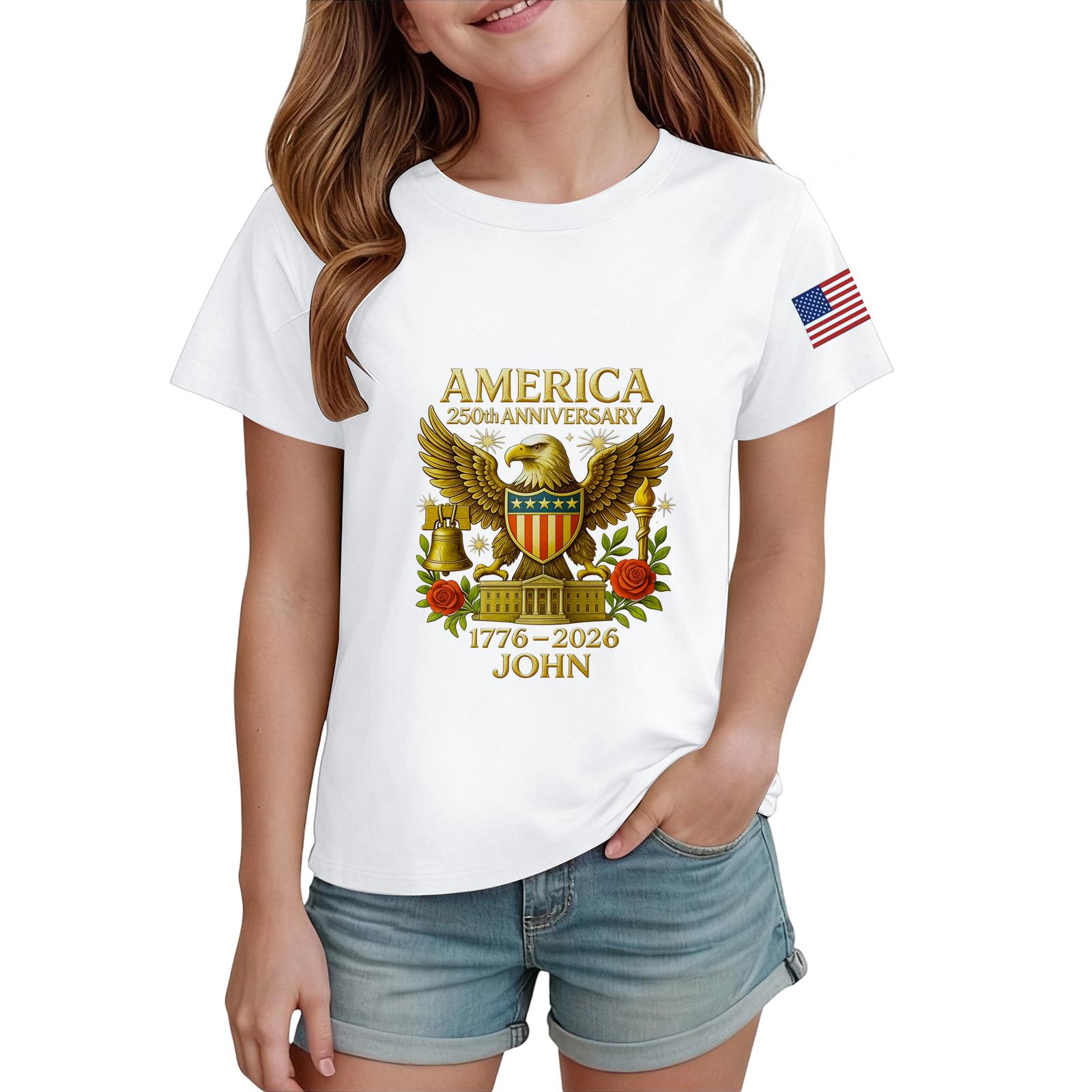 Children s Printed Round Neck Short Sleeved Casual T-shirt 130 білий
Children s Printed Round Neck Short Sleeved Casual T-shirt 130 білий