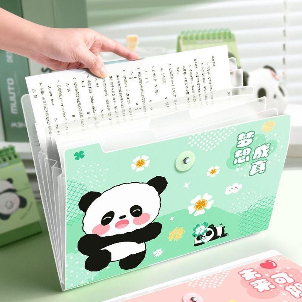 Cute Panda A4 File Bag File Folder Chinese Style Test Paper Storage Bag Stationery green-12 layers
Cute Panda A4 File Bag File Folder Chinese Style Test Paper Storage Bag Stationery green-12 layers