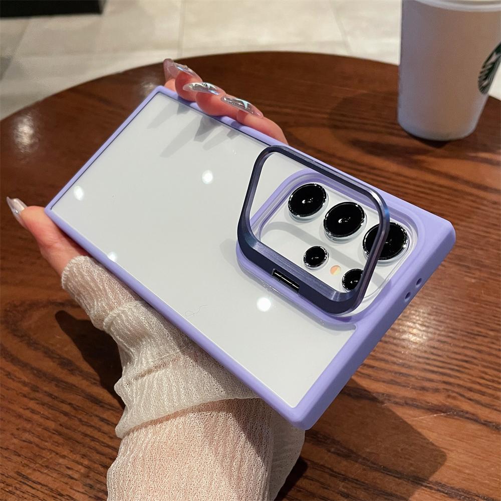 Luxury Camera Stand Folding Holder Clear Case For Samsung Galaxy S24 Ultra S22 Plus S23 FE Lens Protector Transparent Hard Cover For S22 Plus
Luxury Camera Stand Folding Holder Clear Case For Samsung Galaxy S24 Ultra S22 Plus S23 FE Lens Protector Transparent Hard Cover For S22 Plus