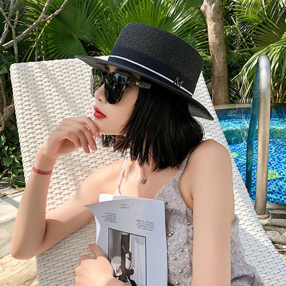 Sun Hats UV Protection Caps Korean Flat Caps Travel Sun Hats Women Straw Hats British Beach Caps Summer Sunscreen Hats Letter M белый
Sun Hats UV Protection Caps Korean Flat Caps Travel Sun Hats Women Straw Hats British Beach Caps Summer Sunscreen Hats Letter M белый