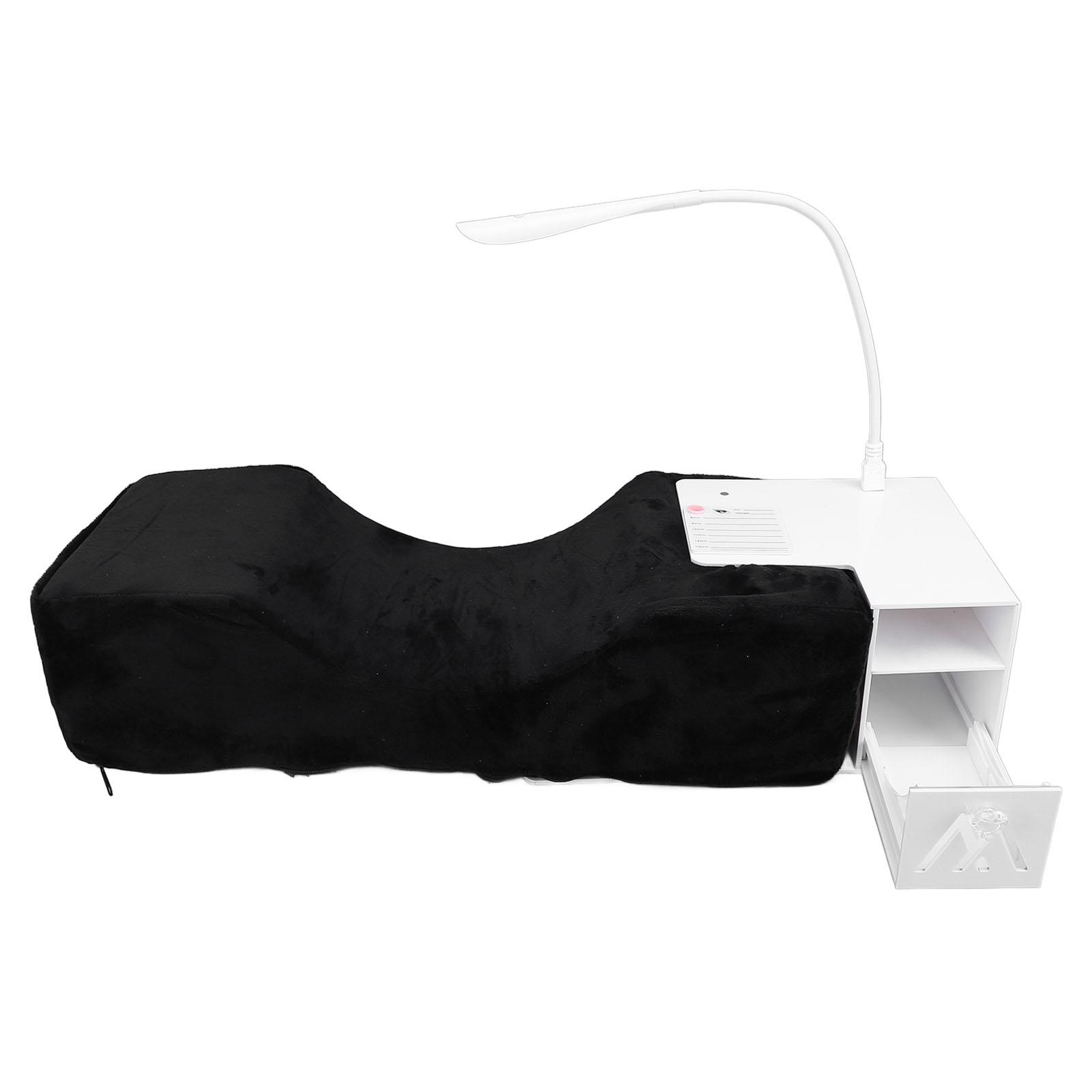 Eyelash Extension Pillow USB Powered LED Light Set Professional Ergonomic Black Flocking Eyelash Extension Neck Pillow Shelf Set for Eyelash Salon
Eyelash Extension Pillow USB Powered LED Light Set Professional Ergonomic Black Flocking Eyelash Extension Neck Pillow Shelf Set for Eyelash Salon