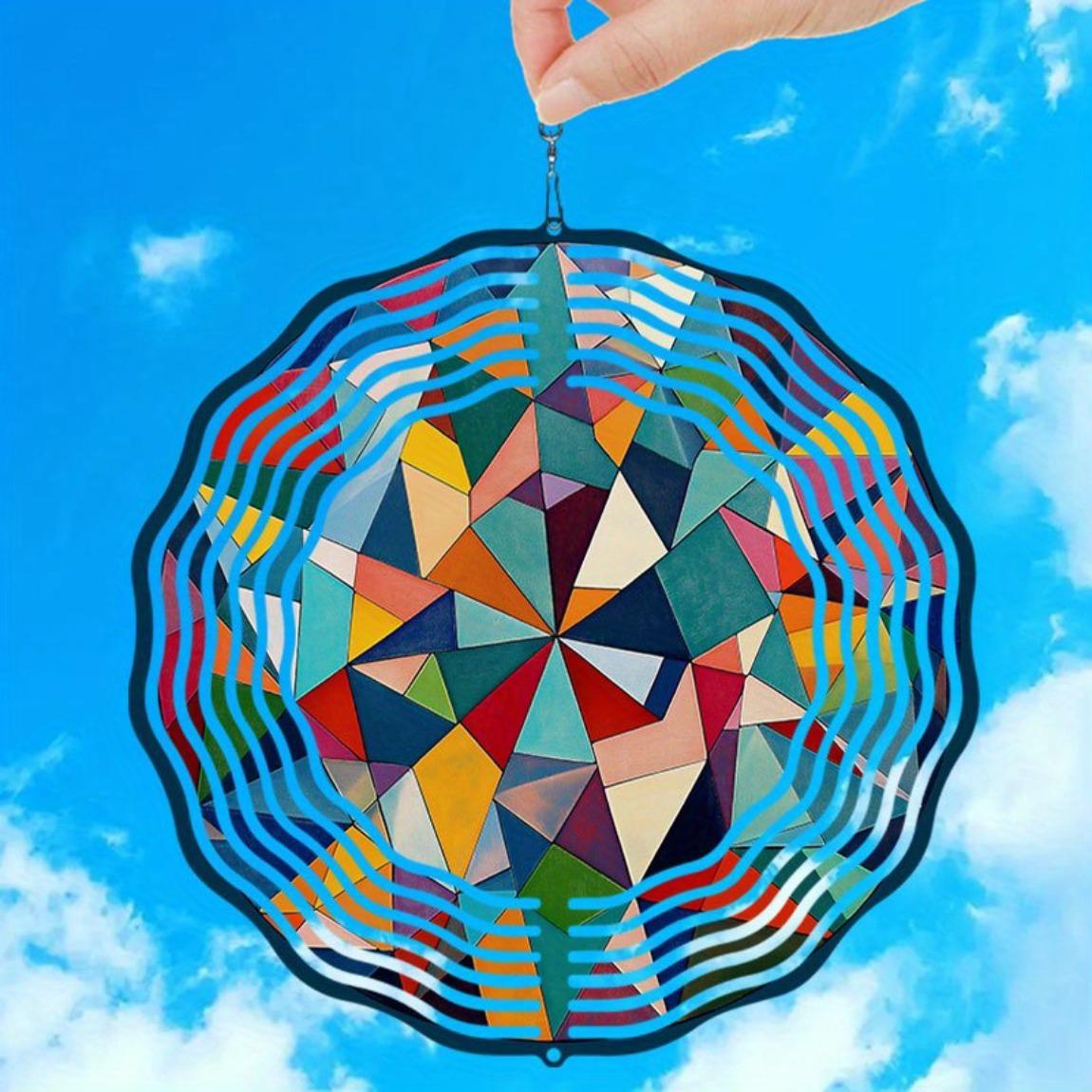 Colorful Geometric Metal Wind Chime Outdoor Garden Decor Soothing Sound Hanging Ornament for Patio Porch Christmas Thanksgiving Gifts
Colorful Geometric Metal Wind Chime Outdoor Garden Decor Soothing Sound Hanging Ornament for Patio Porch Christmas Thanksgiving Gifts