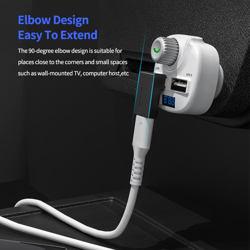 ENKAY HAT PRINCE USB 3.0 Male to Type-C Female Converter 90 Degree Right Angle Adapter As Shown A
ENKAY HAT PRINCE USB 3.0 Male to Type-C Female Converter 90 Degree Right Angle Adapter As Shown A