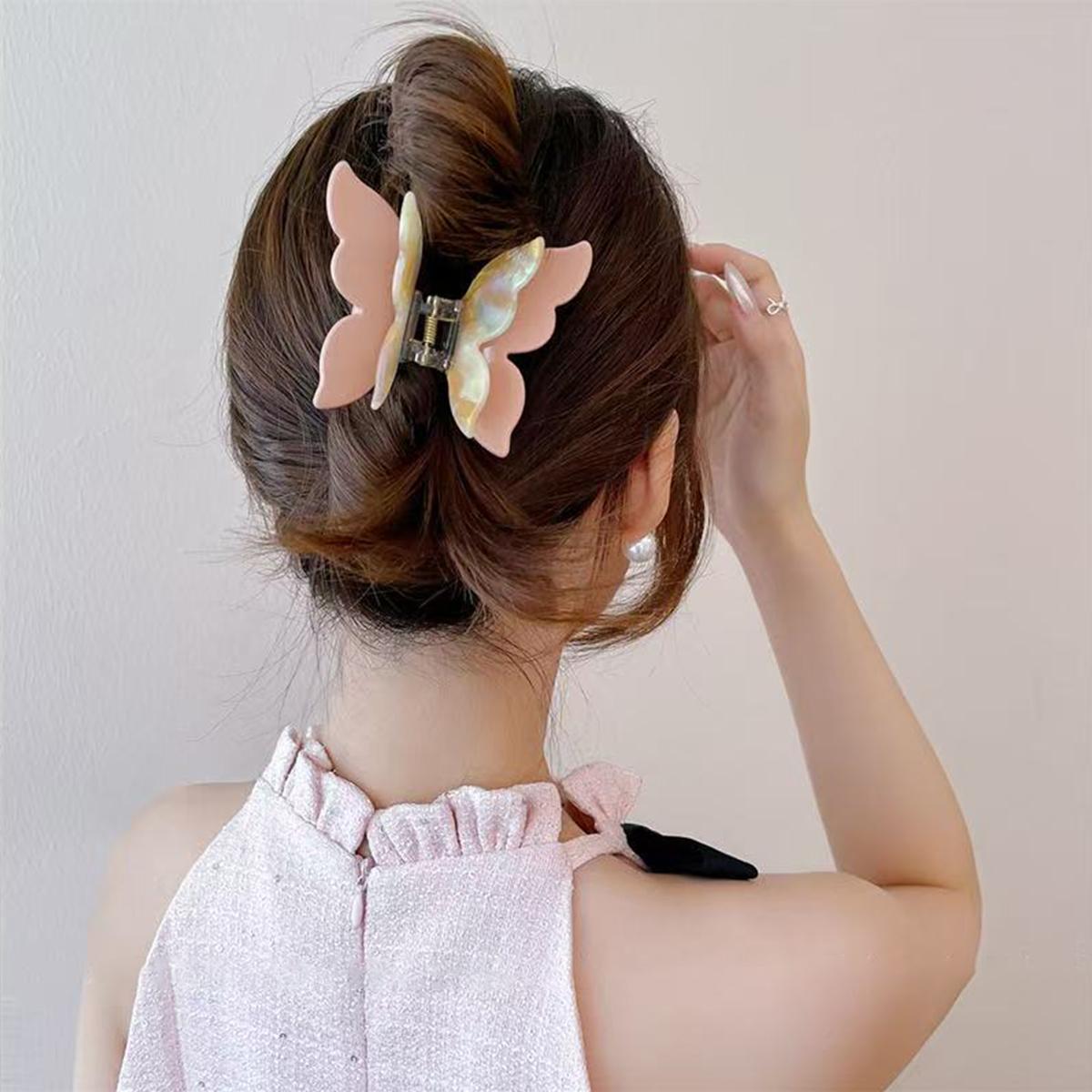 1 шт. женская элегантная и 1 шт. милая двухслойная ацетатная заколка-клип с бабочкой, супер фея градиентная красочная высококлассная заколка-акула розовый
1 шт. женская элегантная и 1 шт. милая двухслойная ацетатная заколка-клип с бабочкой, супер фея градиентная красочная высококлассная заколка-акула розовый