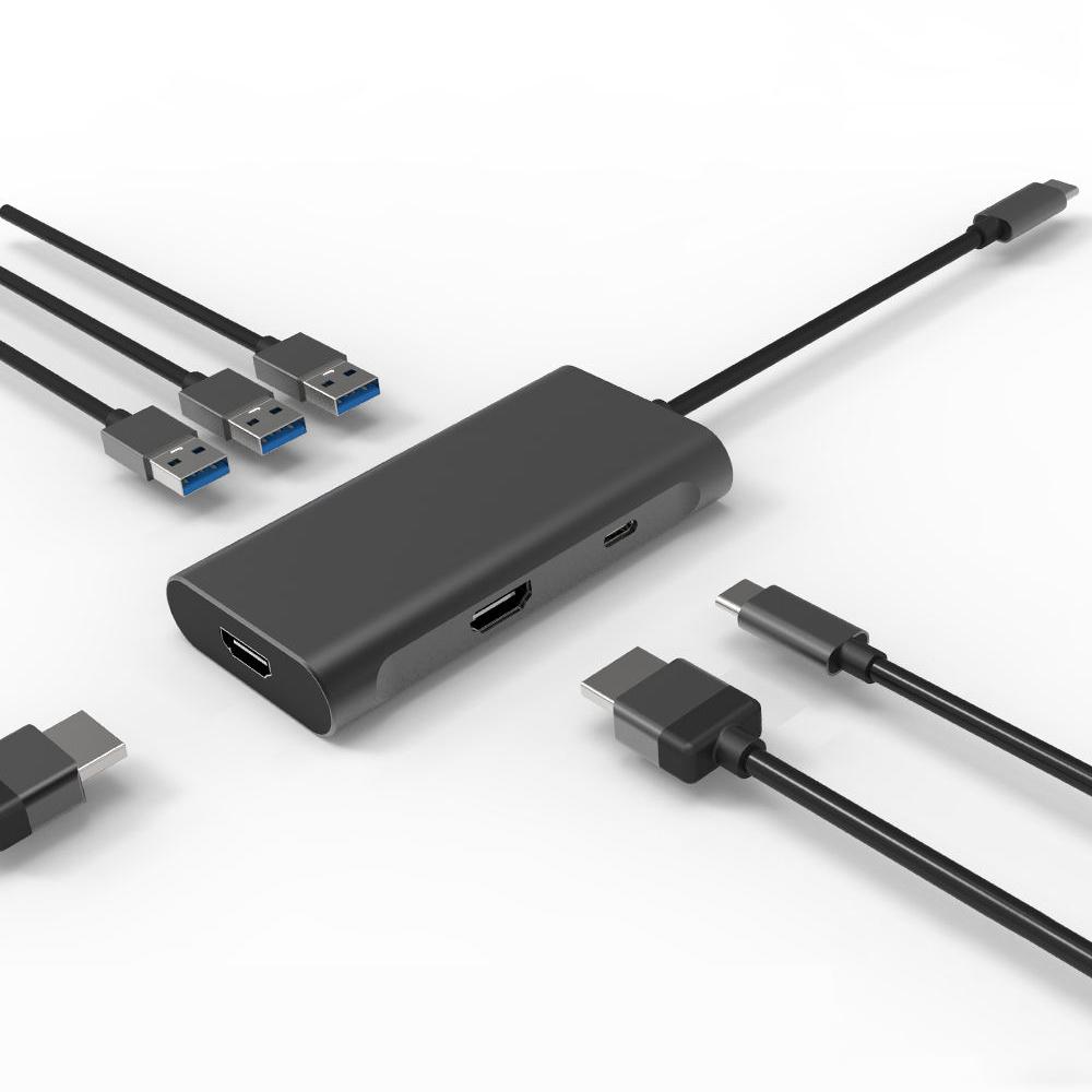 Док-станция-концентратор 6 в 1 USB-C 3 * USB3.0 5 Гбит / с 2 * HD 8K @ 30 Гц UHD Video Type-C PD 100 Вт Поддержка быстрой зарядки Передача данных 5 Гбит / с для ноутбуков Планшеты
Док-станция-концентратор 6 в 1 USB-C 3 * USB3.0 5 Гбит / с 2 * HD 8K @ 30 Гц UHD Video Type-C PD 100 Вт Поддержка быстрой зарядки Передача данных 5 Гбит / с для ноутбуков Планшеты