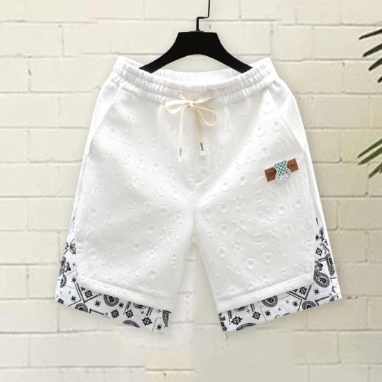 Men Summer Shorts English Letters Embossed Color-Blocked Sport Shorts Elastic Waist Drawstring Fake Two-Piece Style Shorts M зелёный
Men Summer Shorts English Letters Embossed Color-Blocked Sport Shorts Elastic Waist Drawstring Fake Two-Piece Style Shorts M зелёный